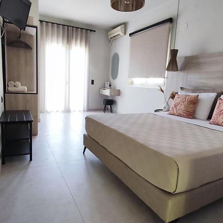 Nostos Studios Golden Beach Hriszí Amudiá Kültér fotó